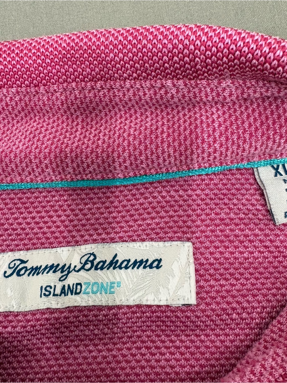 Tommy Bahama Shirt Mens XL Pink Modal Blend Short Sleeve Polo Casual Golf - Picture 2 of 14